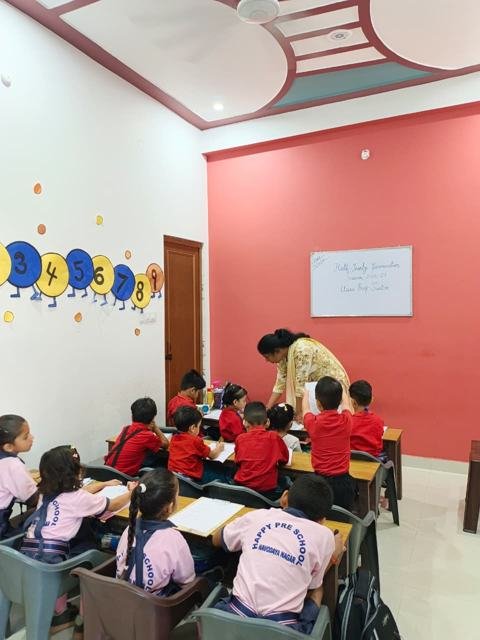 Class in action: Learning together at our desks